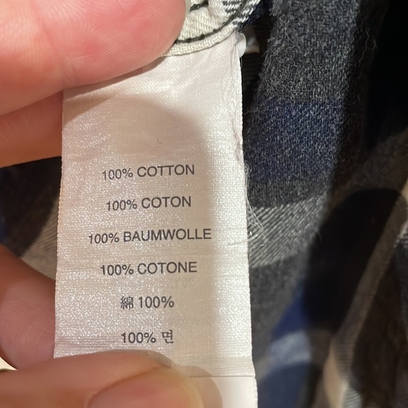 J. Crew || Sportsman's Outfitters Flannel Plaid Button Down Shirt; Size S Slim - Picture 10 of 12